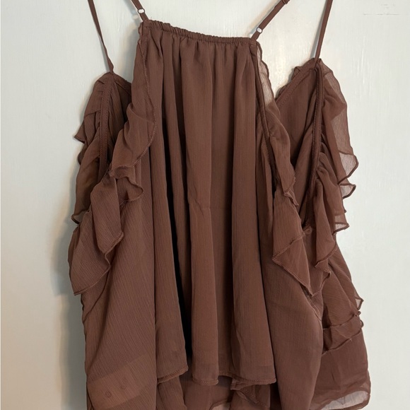 Old Navy Brown Ruffled Camisole - Picture 5 of 5